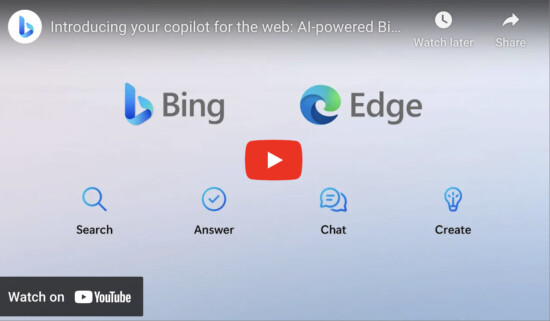 Microsoft Unveils AI-Powered Bing and Edge